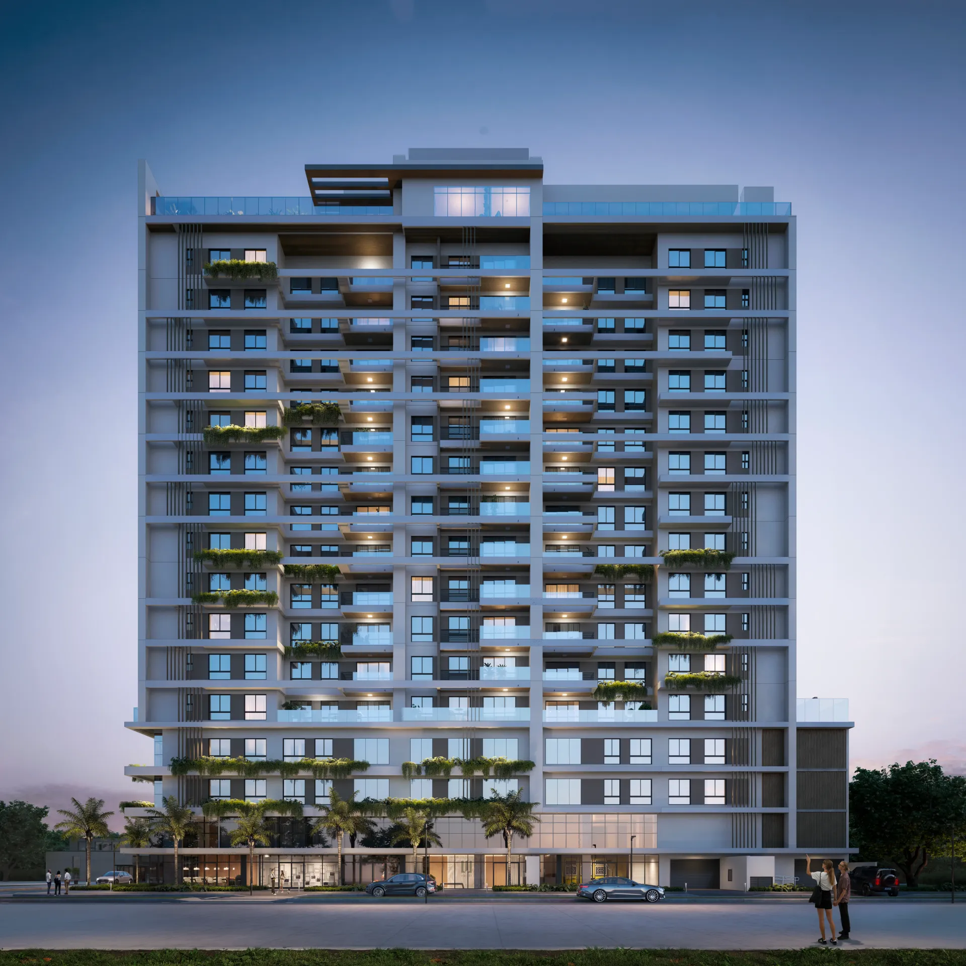 Fachada Blue Hour Ângulo 2